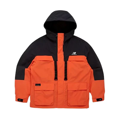 New Balance Waterproof Windbreaker Outdoor Jacket - Orange Multicolor NBNACB9013-00