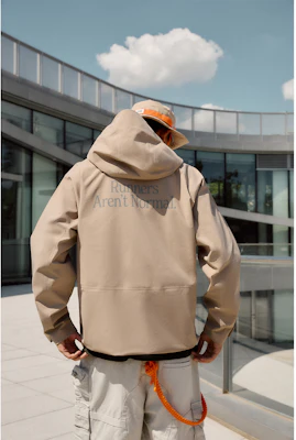 New Balance 防水防風透氣連帽外套 卡其色 情侶款 NAE33141-LB Cheap New Balance 防水防風透氣連帽外套 卡其色 情侶款 NAE33141-LB