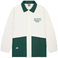 New Balance White Casual Sport Jacket - Minimalist & Comfortable Style AMJ41304-LIN New Balance White Casual Sport Jacket - Minimalist & Comfortable Style AMJ41304-LIN