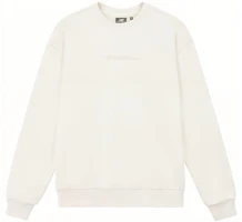 New Balance White Crewneck Pullover Sweatshirt Casual Fit 5CD37231-IV New Balance White Crewneck Pullover Sweatshirt Casual Fit 5CD37231-IV