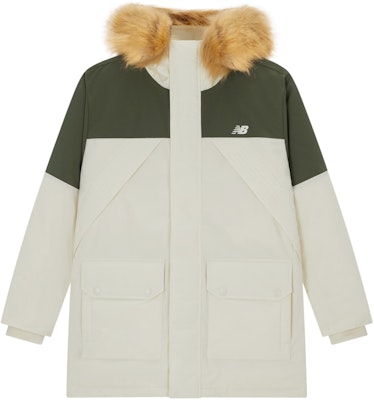 New Balance Jaket Musim Dingin Unisex Putih Hijau Parka dengan Hoodie Bulu. AMJ34323-CIC Buy New Balance Jaket Musim Dingin Unisex Putih Hijau Parka dengan Hoodie Bulu. AMJ34323-CIC