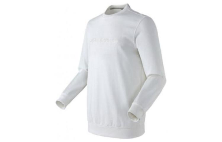 New Balance White Logo Print Unisex Long-Sleeve Sweatshirt NBNCB21063-39