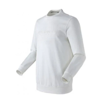 New Balance White Logo Print Unisex Long-Sleeve Sweatshirt NBNCB21063-39