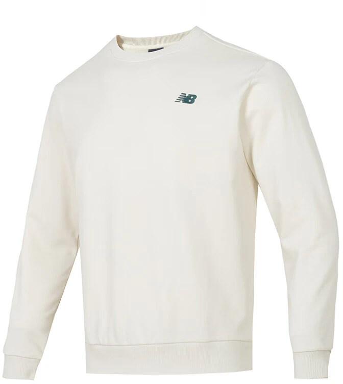 new-balance-white-pullover-long-sleeve-sweatshirt-casual-and-breathable-amt-43315-cic