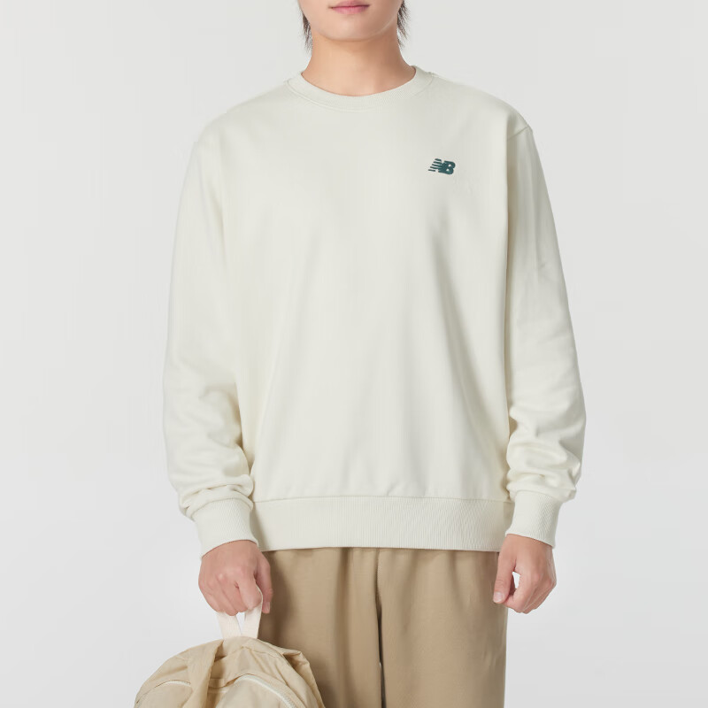 Purchase New Balance白色长袖套头衫休闲透气卫衣 AMT43315-CIC