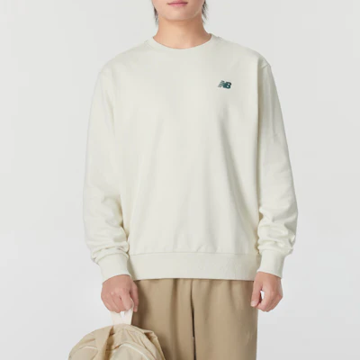 New Balance白色长袖套头衫休闲透气卫衣 AMT43315-CIC Purchase New Balance白色长袖套头衫休闲透气卫衣 AMT43315-CIC