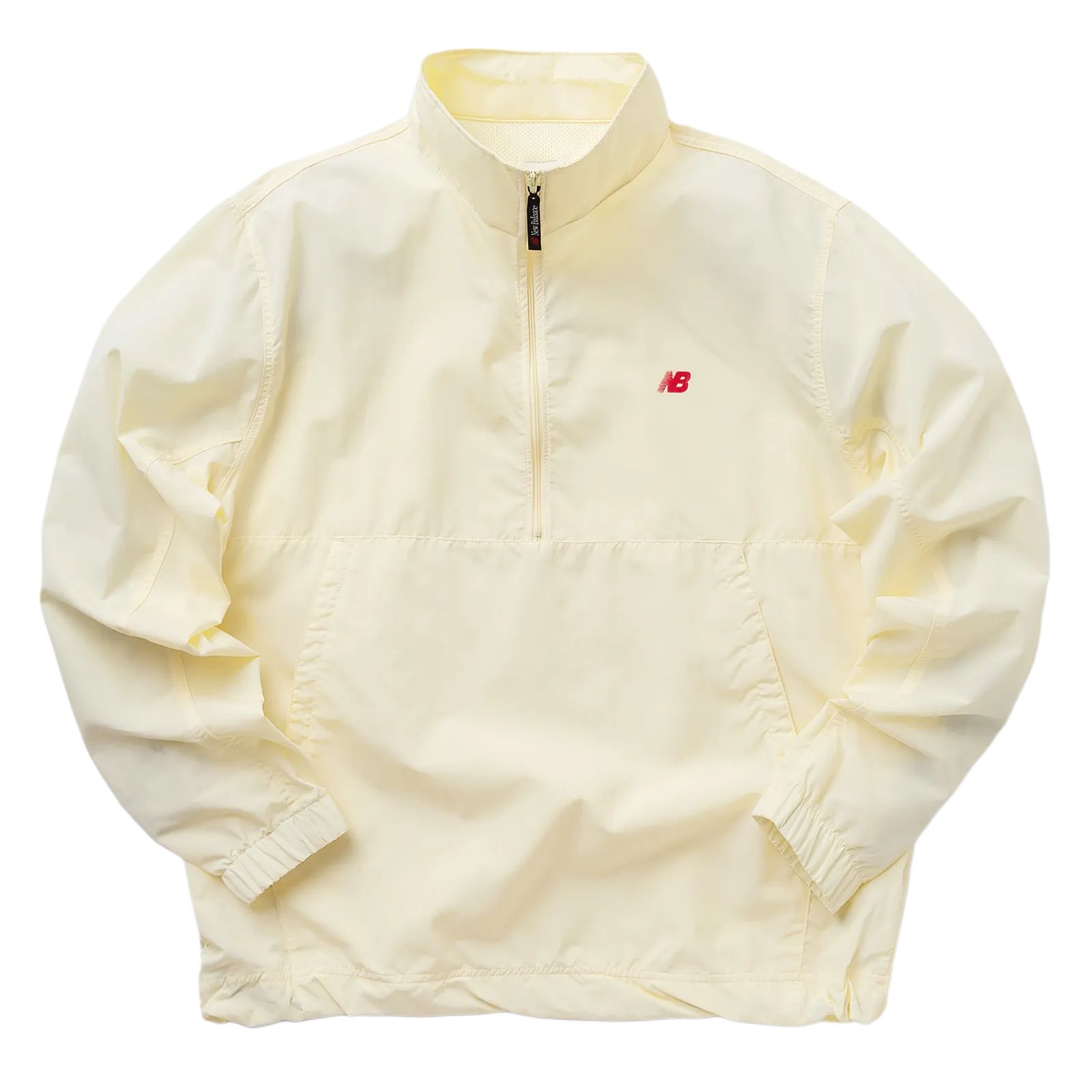 New Balance White Solid Color Zip-Up Long Sleeve Jacket MJ31540-DGL