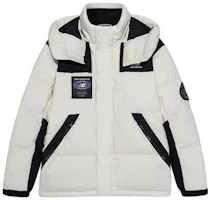 New Balance White Winter Puffer Jacket Lightweight Windproof Warmth NPA43131-CRE New Balance White Winter Puffer Jacket Lightweight Windproof Warmth NPA43131-CRE
