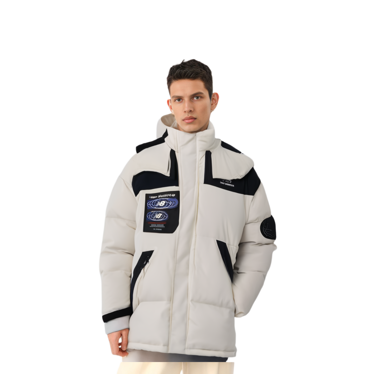 Purchase New Balance Jaket Putih Musim Dingin Ringan Tahan Angin Hangat NPA43131-CRE