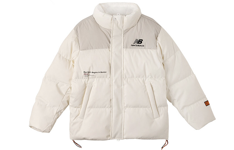 Order 커플용 스탠드 칼라 화이트 겨울 패딩 자켓 NPA44013-IV