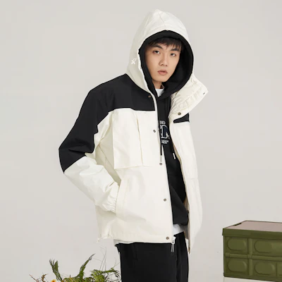 New Balance 白色連帽外套 休閒運動服 AMJ31304-CIC Details for New Balance 白色連帽外套 休閒運動服 AMJ31304-CIC