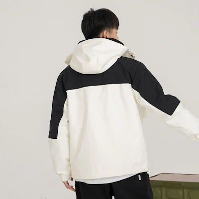 New Balance 白色連帽外套 休閒運動服 AMJ31304-CIC Sizing New Balance 白色連帽外套 休閒運動服 AMJ31304-CIC