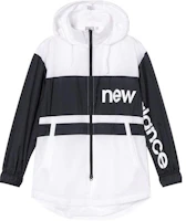 New Balance Windproof Breathable Durable Hooded Jacket Unisex Black/White NA91W012-BK New Balance Windproof Breathable Durable Hooded Jacket Unisex Black/White NA91W012-BK