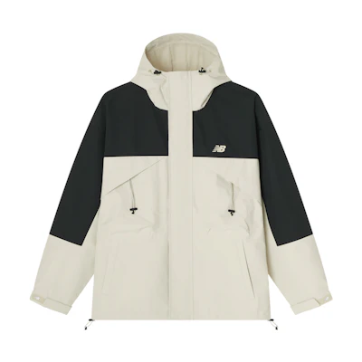 New Balance Windproof Waterproof Lightweight Hooded Casual Jacket Khaki Unisex AMJ43302-TWF