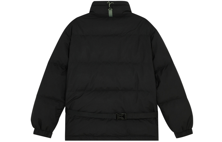 Lookbook 뉴발란스 윈터 블랙 로고 패딩 자켓 방풍 방한 멀티포켓 AMJ14328-BK