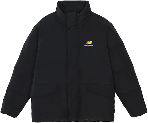 New Balance 冬季黑色极简羽绒外套 AMJ04346-BK Buy New Balance 冬季黑色极简羽绒外套 AMJ04346-BK