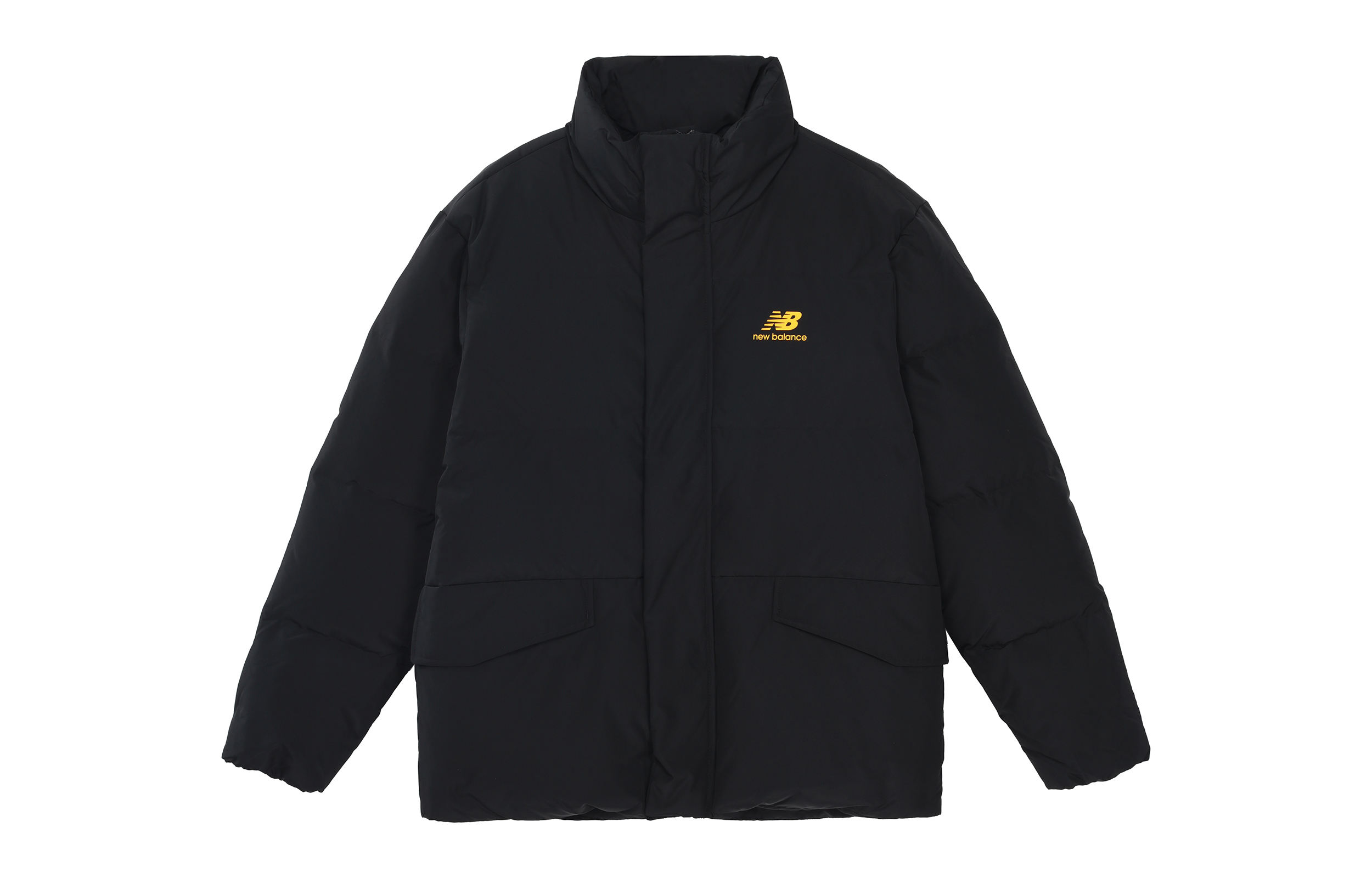 Order New Balance 冬季黑色极简羽绒外套 AMJ04346-BK