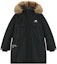 Buy New Balance Chaqueta Parka Negra de Invierno con Capucha, Logo y Cuello de Piel. 5PC44303-BK