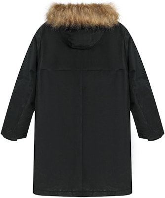 New Balance Chaqueta Parka Negra de Invierno con Capucha, Logo y Cuello de Piel. 5PC44303-BK Lookbook New Balance Chaqueta Parka Negra de Invierno con Capucha, Logo y Cuello de Piel. 5PC44303-BK