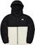 Buy New Balance Jaket Puffer Musim Dingin dengan Hoodie, Hitam/Putih Kombinasi NPA4S013BK
