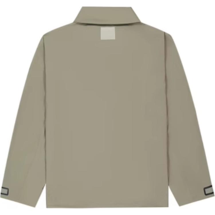 Lookbook New Balance 梭織外套系列休閒領淺灰色男女款夾克 NAE39011-LGR