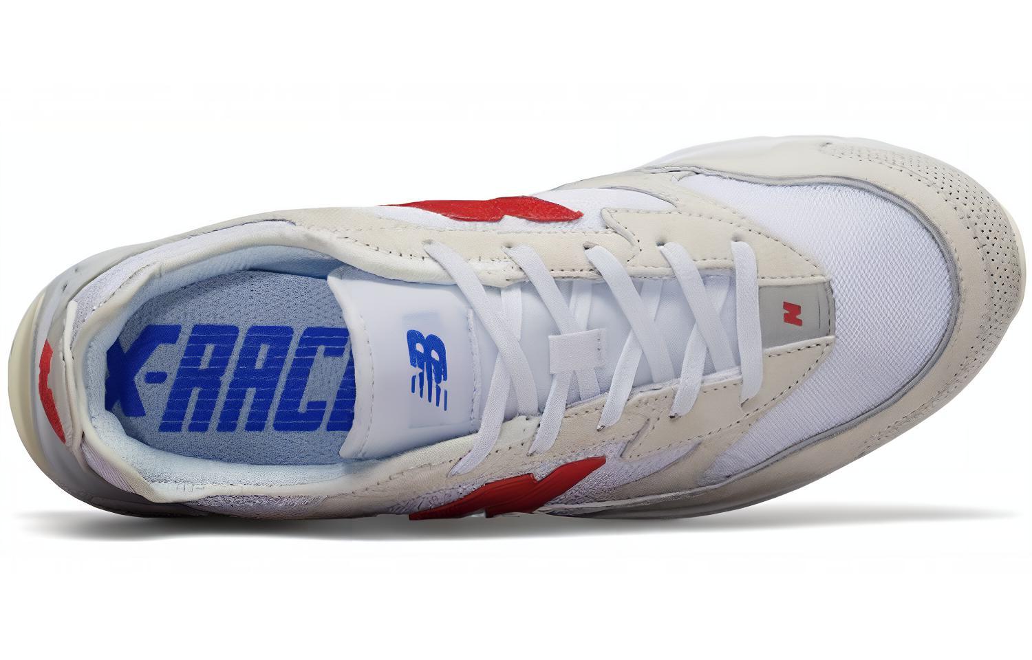 Lookbook New Balance X-Racer 復古時尚運動鞋 男女皆適 紅白色