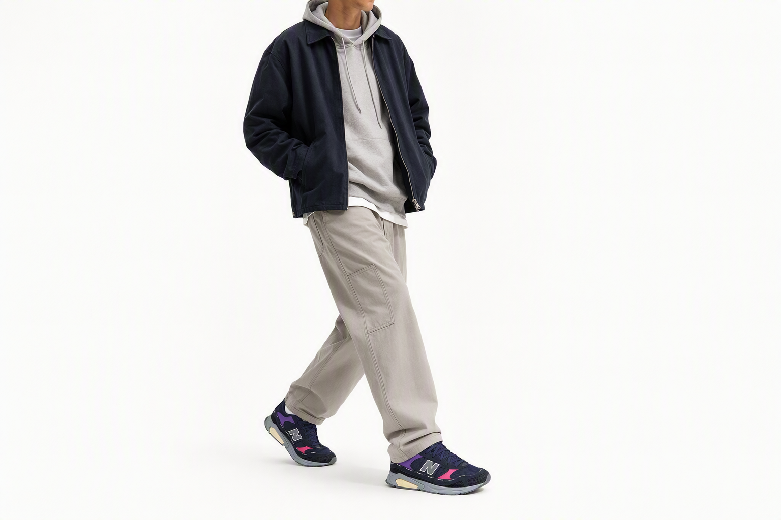 Order New Balance X-Racer 海军蓝红色 MSXRCTLD
