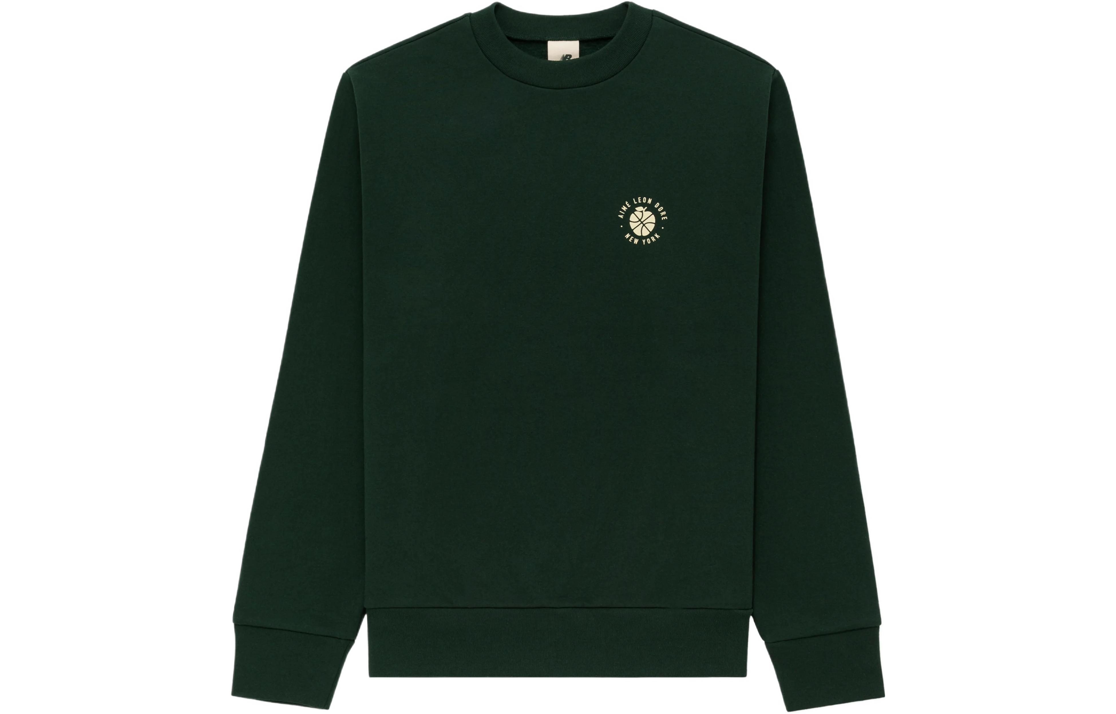 New Balance Aimé Leon Dore FW22 Logo Crewneck Sweatshirt Green NB100815-GRN