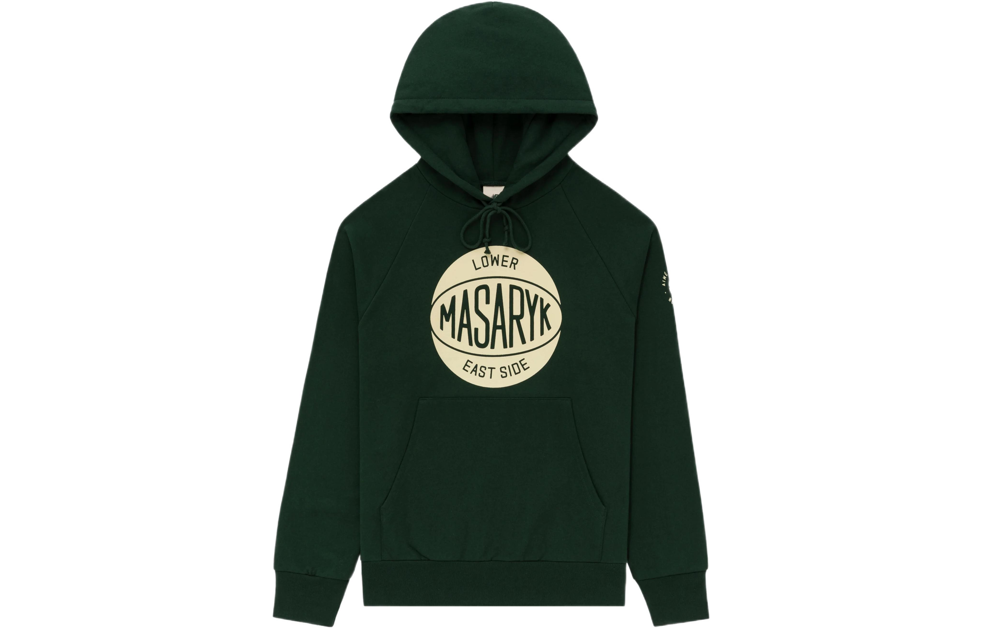 New Balance Aimé Leon Dore FW22 Logo Hoodie Green NB100809-GRN
