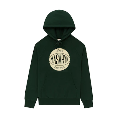New Balance Aimé Leon Dore FW22 Logo Hoodie Green NB100809-GRN