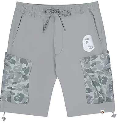 New Balance x BAPE 灰色迷彩口袋工裝短褲休閒款式。 BASP6000-GYX Buy New Balance x BAPE 灰色迷彩口袋工裝短褲休閒款式。 BASP6000-GYX
