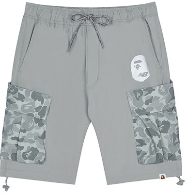 New Balance x BAPE 灰色迷彩口袋工裝短褲休閒款式。 BASP6000-GYX Order New Balance x BAPE 灰色迷彩口袋工裝短褲休閒款式。 BASP6000-GYX