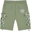 Lookbook New Balance x Bape Shorts Camuflaje Verde Edición Colaboración. BASP6000-GRX