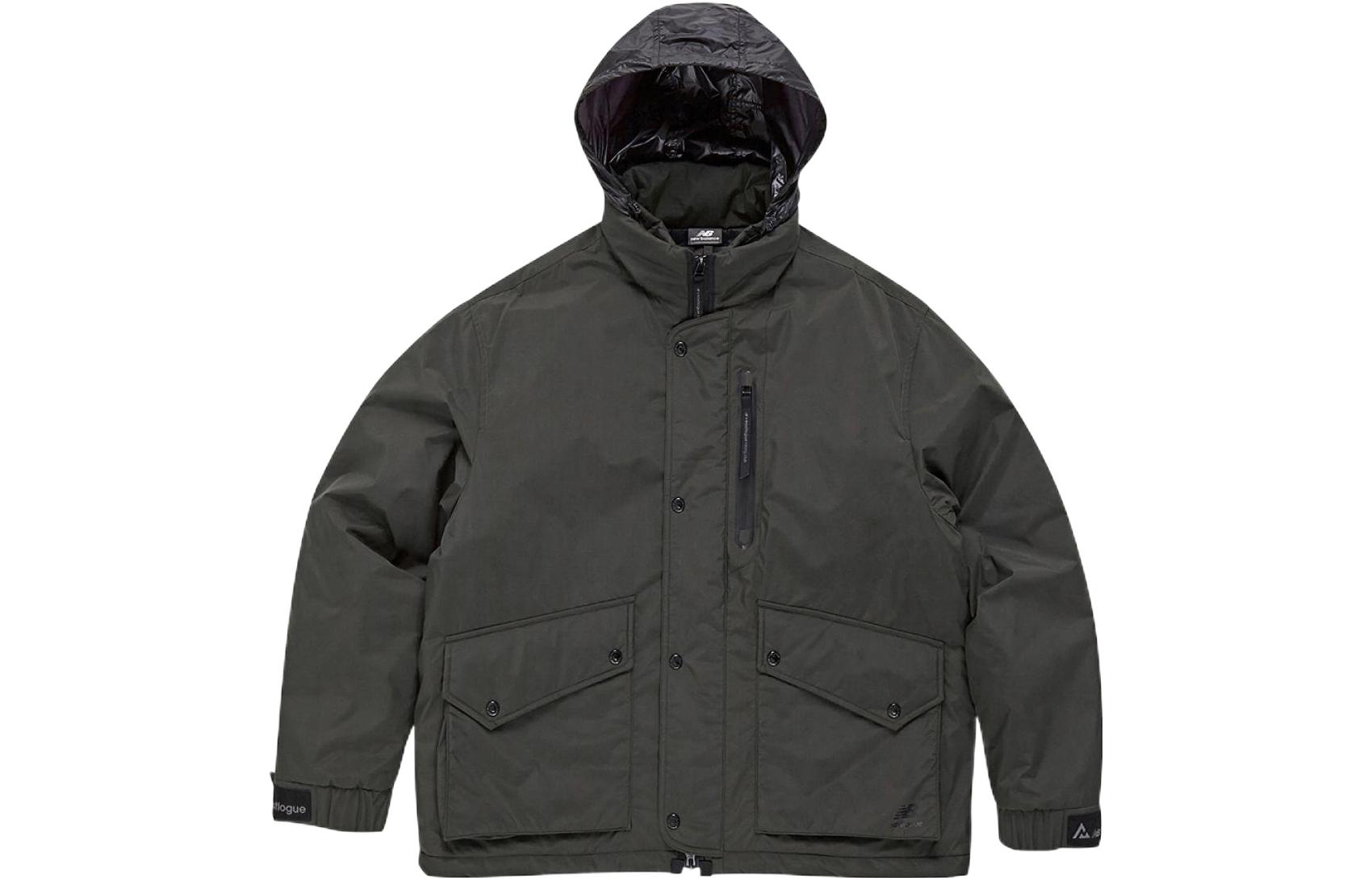 New Balance Eastlogue Collab Detachable Hood Jacket Unisex Army Green NBNQB4L313-49