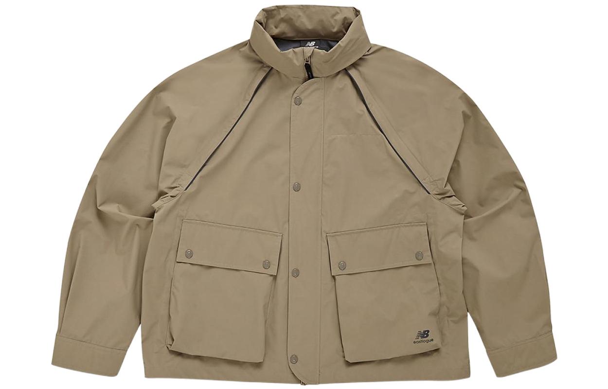 New Balance Eastlogue Khaki Detachable Hood Jacket Collaboration NBNMB4L323-35