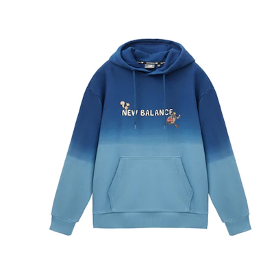 New Balance JHI Gradient Logo Pullover Sweatshirt Blue Unisex NCA89013-NV
