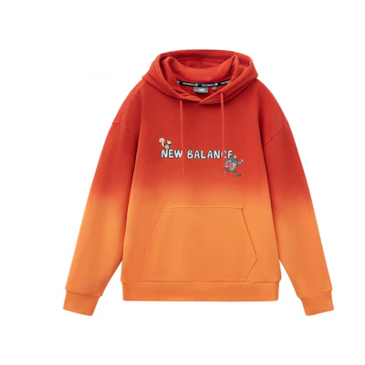 New Balance JHI Gradient Logo Pullover Sweatshirt Orange Unisex NCA89013-ORG