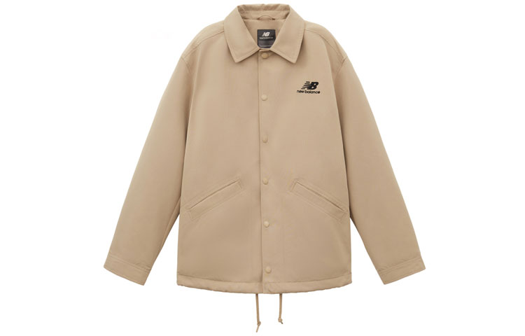 Lookbook New Balance x JHI 字母印花运动领羽绒夹克卡其色 (). NQA89011-BEI