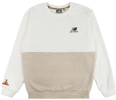 New Balance x JHI Sweater Putih Colorblock Unisex Gaya Pasangan NCA89063-IV Buy New Balance x JHI Sweater Putih Colorblock Unisex Gaya Pasangan NCA89063-IV