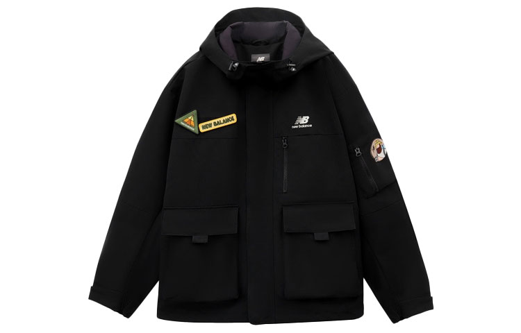 New Balance JHI Utility Multi-Pocket Hooded Jacket Black (Unisex) NAA89023-BK