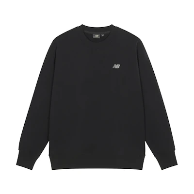 New Balance LiangDong Collab Oversized Black Sweatshirt Unisex Small Logo Design NCE17063-DKG