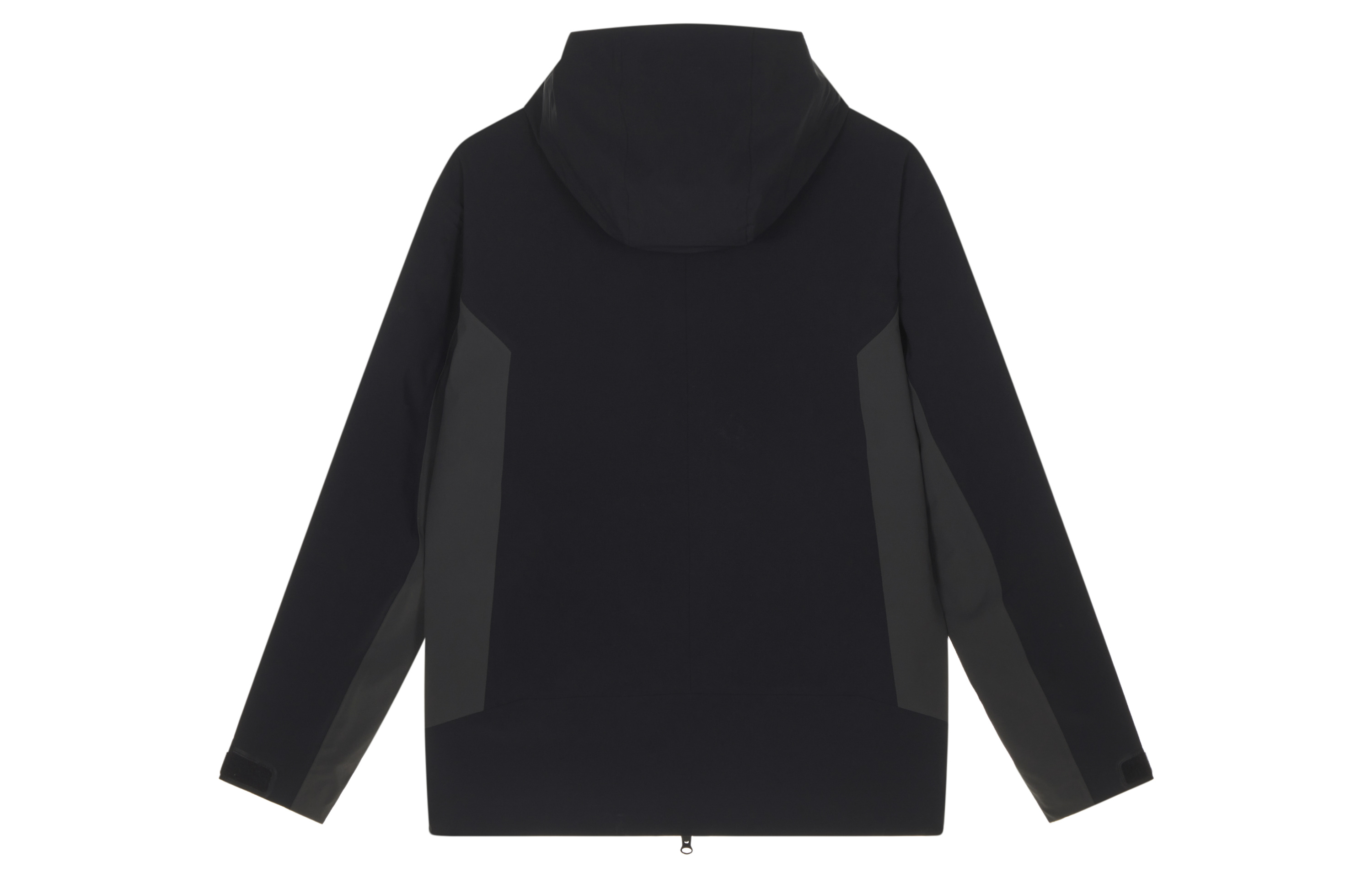 Lookbook New Balance x 梁栋男女拼色拉链连帽夹克外套 - 黑色 NAE17121-BK