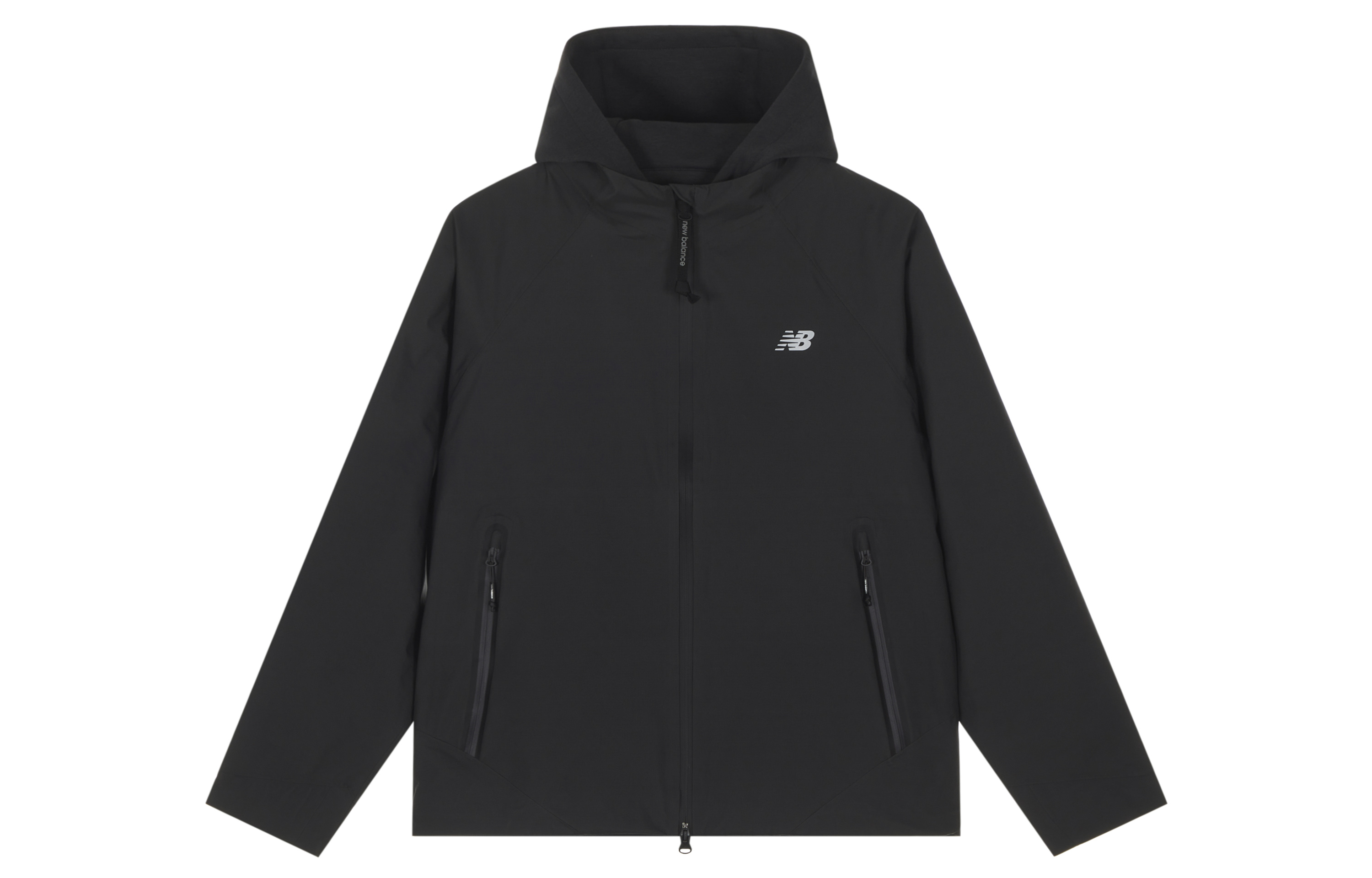 New Balance LiangDong Zip-Up Convertible Hoodie Jacket Unisex Black. NAE17141-DKG