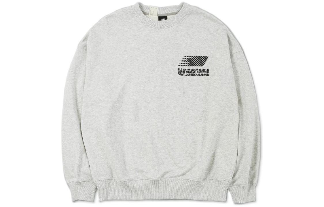 New Balance NHOOLYWOOD INVINCIBLE Logo Crewneck Sweatshirt Casual Fit AMT22347-DLE
