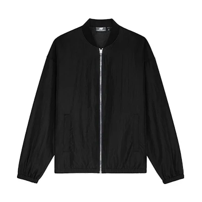 New Balance Nice Rice SS23 Black Baseball Jacket – Stand Collar Design 5AD27061-BK