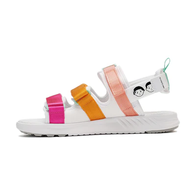 NB Noritake 750 Sport Sandals White/Orange/Purple