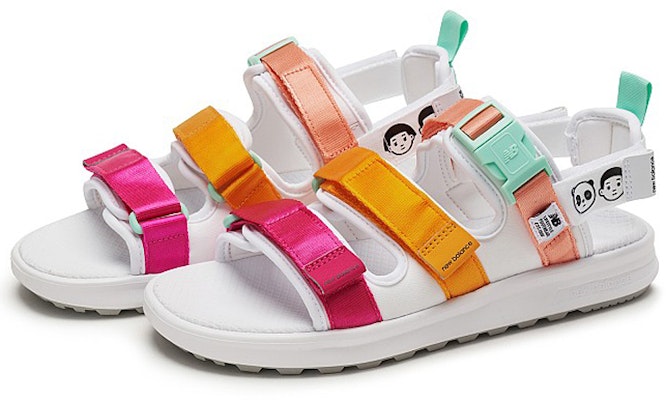 New Balance x Noritake 750 Sport Sandals White/Orange/Purple SDL7501N Order New Balance x Noritake 750 Sport Sandals White/Orange/Purple SDL7501N