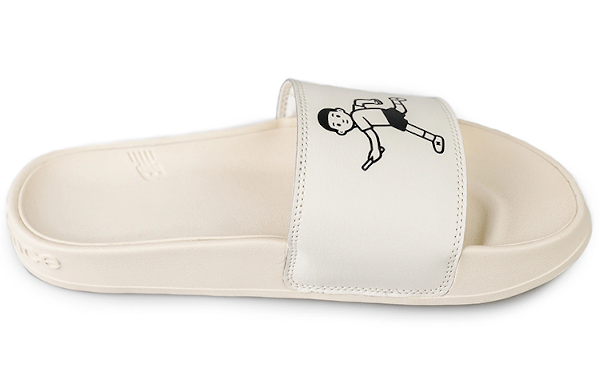 New Balance x Noritake Creamy White Slippers