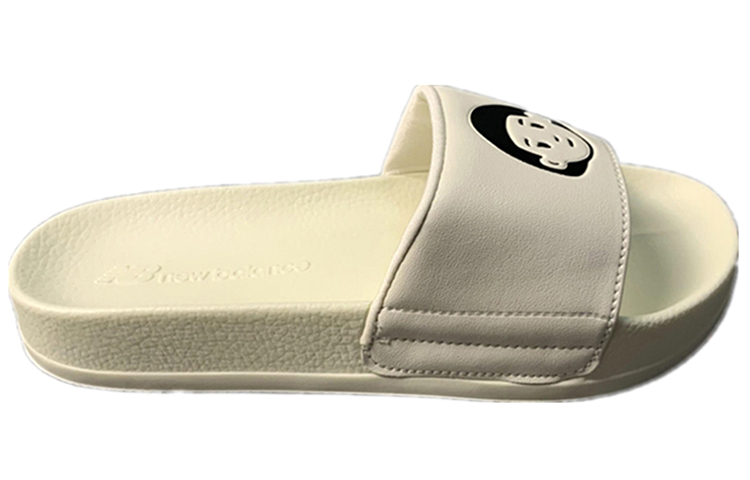Order New Balance x Noritake Unisex Witte Sandalen Casual Stijl met Strepen en Logo NBRJ9S104N