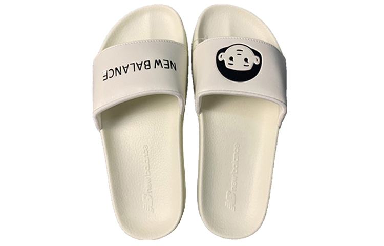 Shop New Balance x Noritake Unisex Witte Sandalen Casual Stijl met Strepen en Logo NBRJ9S104N